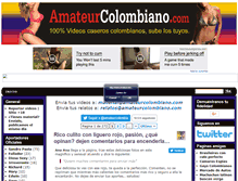 Tablet Screenshot of amateurcolombiano.com